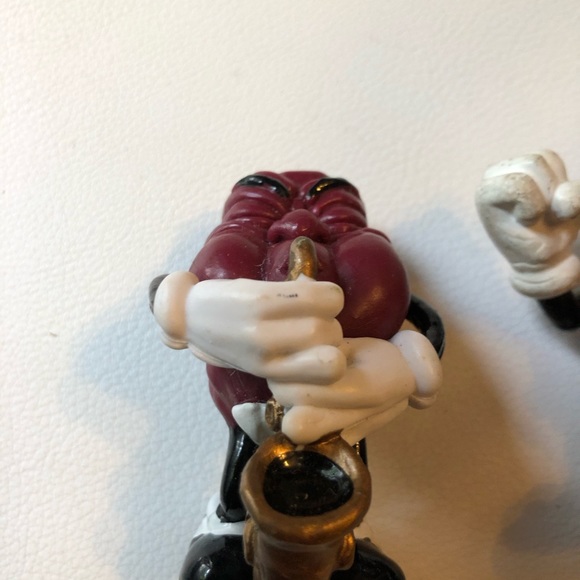 Vintage 1987-88 Lot of 4 California Raisin Figures Assorted 3" Toys - Picture 3 of 8